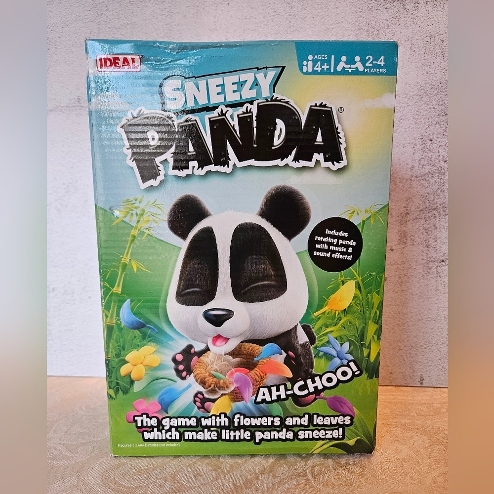 Ideal Sneezy Panda Action Game Kids Fun Family Time Christmas 2-4 Players NEW